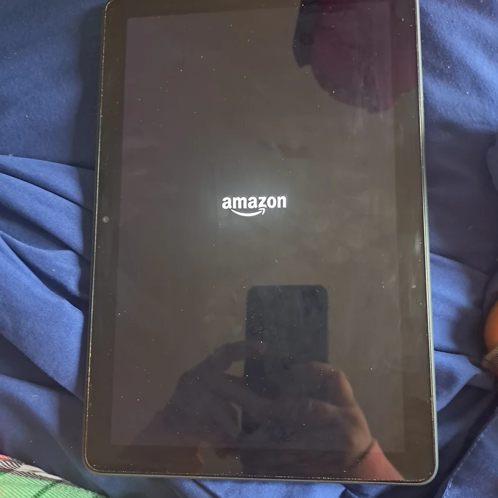Amazon Tablet with Vibrant Green Case